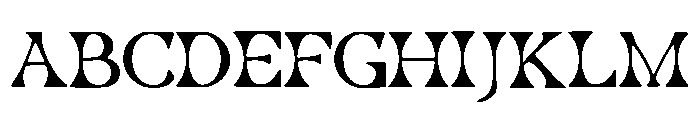 Abyssal_Angler Font UPPERCASE