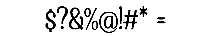 Abyssal Font OTHER CHARS