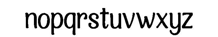 Abyssal Font LOWERCASE