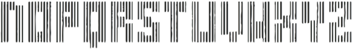 AB Digitas Blinds otf (400) Font LOWERCASE