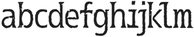AB Dragonfly Serif Rough otf (400) Font LOWERCASE