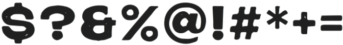 AB  Impressario Rough otf (400) Font OTHER CHARS