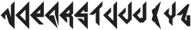 ABC Diamond Monogram otf (400) Font LOWERCASE