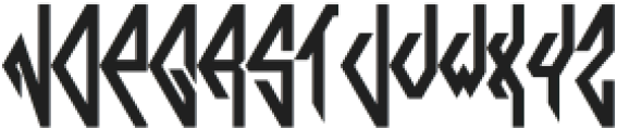 ABC Hexagonal Monogram otf (400) Font LOWERCASE