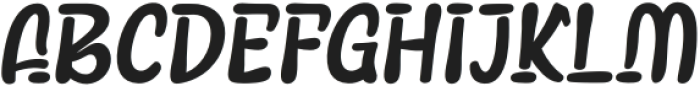 ABINTQI Slant otf (400) Font UPPERCASE