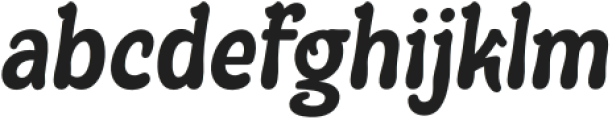 ABINTQI Slant otf (400) Font LOWERCASE