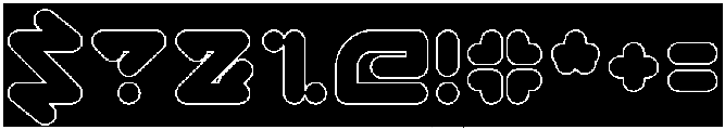 ABSTRASCTIK-Hollow otf (400) Font OTHER CHARS