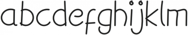 AbaCaGa-Regular otf (400) Font LOWERCASE
