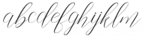 Abbie Script Regular otf (400) Font LOWERCASE