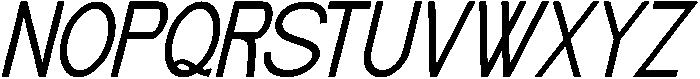 Abceina Italic otf (400) Font UPPERCASE