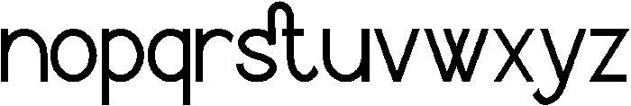 Abceina otf (400) Font LOWERCASE