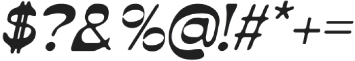 AbeleoBlur-Italic otf (400) Font OTHER CHARS
