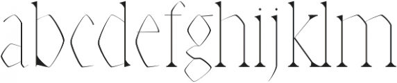 Abell Thin otf (100) Font LOWERCASE