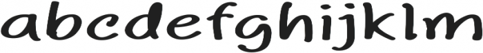 Aberdeen Extra-expanded Bold ttf (700) Font LOWERCASE