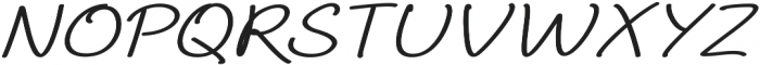 Aberdeen Extra-expanded Italic otf (400) Font UPPERCASE