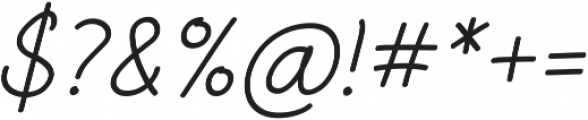 Aberdeen Italic ttf (400) Font OTHER CHARS