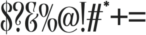 Aberfoyle-Regular otf (400) Font OTHER CHARS