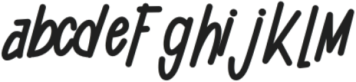 Abezet Tues Regular otf (400) Font LOWERCASE