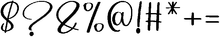 Abigail Regular otf (400) Font OTHER CHARS