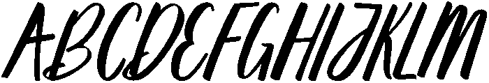 Abigail Regular otf (400) Font UPPERCASE