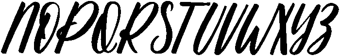 Abigail Regular otf (400) Font UPPERCASE