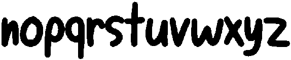 Abigail Regular otf (400) Font LOWERCASE