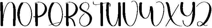 Abigail Regular otf (400) Font UPPERCASE