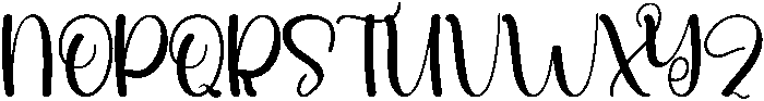 Abigail Regular otf (400) Font UPPERCASE