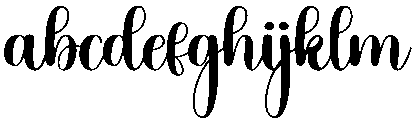 Abigail Regular otf (400) FONT