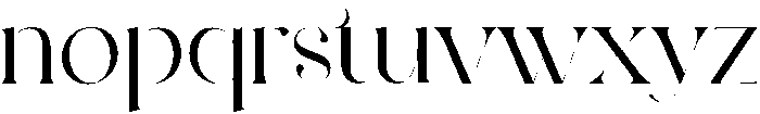 Abigail-Regular otf (400) Font LOWERCASE