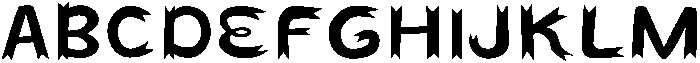 Abigail Regular otf (400) Font UPPERCASE