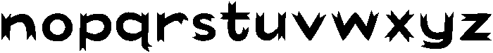 Abigail Regular otf (400) Font LOWERCASE