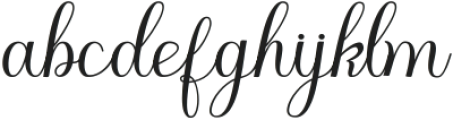 Abigail Regular ttf (400) Font LOWERCASE