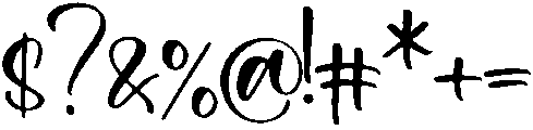 Abigail otf (400) Font OTHER CHARS