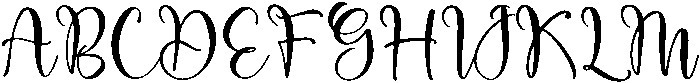 Abigail otf (400) Font UPPERCASE