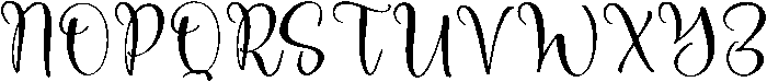 Abigail otf (400) Font UPPERCASE