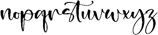 Abigail otf (400) Font LOWERCASE