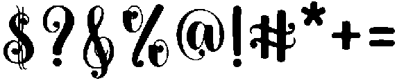 Abigail otf (400) Font OTHER CHARS