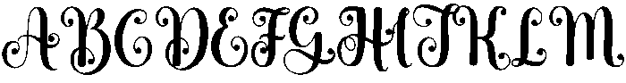 Abigail otf (400) Font UPPERCASE