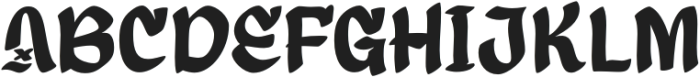 AbisanBihoc-Regular otf (400) Font UPPERCASE