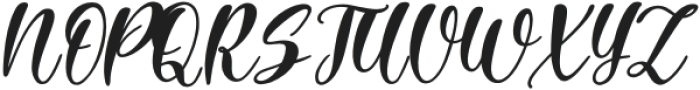 Abitha Italic otf (400) Font UPPERCASE