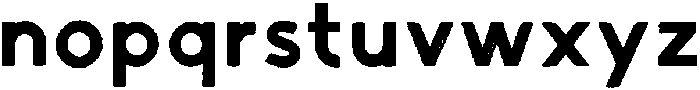 Abodio Regular otf (400) Font LOWERCASE