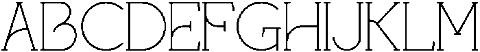 Aboren Regular otf (400) Font UPPERCASE