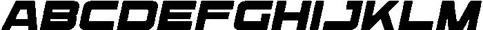 Aboro Italic otf (400) Font UPPERCASE