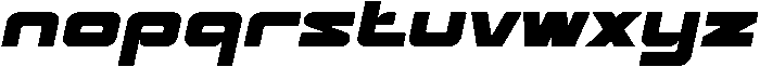 Aboro Italic otf (400) Font LOWERCASE