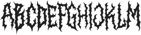 Aborted Corpse otf (400) Font LOWERCASE