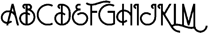 Abraham Regular otf (400) Font UPPERCASE