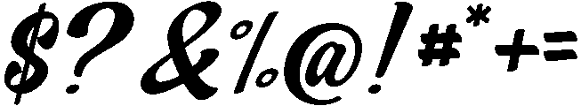 Abraham Regular otf (400) Font OTHER CHARS