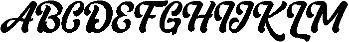 Abraham Regular otf (400) Font UPPERCASE