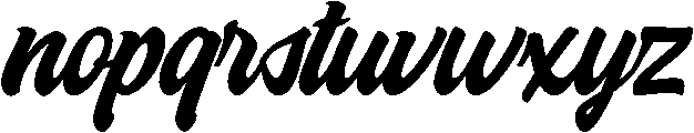 Abraham Regular otf (400) Font LOWERCASE